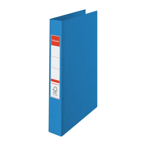 Caiet mecanic A4 PP mecanism 2R, inel 25 mm Esselte VIVIDA partial reciclat Caiet mecanic A4 PP mecanism 2R, inel 25 mm Esselte VIVIDA partial reciclat albastru