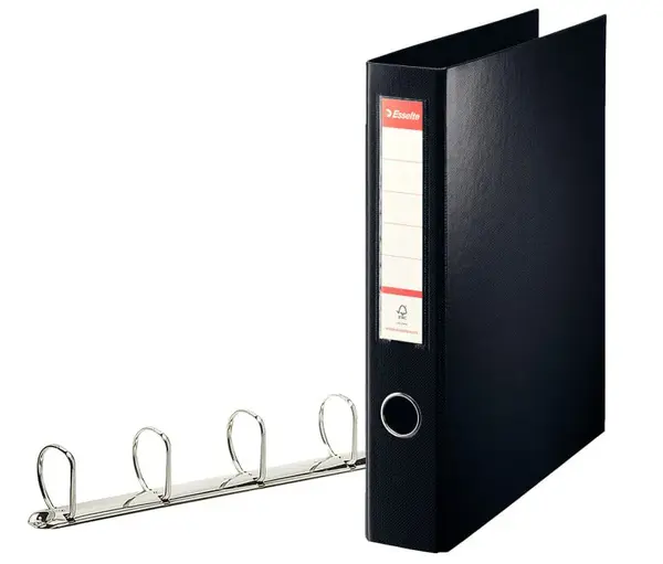 Caiet mecanic Esselte VIVIDA Jumbo PP/PP A4 mecanism 4DR inel 40 mm negru Caiet mecanic Esselte VIVIDA Jumbo PP/PP A4 mecanism 4DR inel 40 mm negru