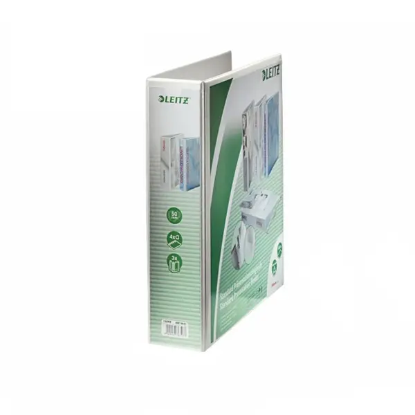 Caiet mecanic Leitz Panorama Maxi A4 mecanism 4DR inel 50mm alb Caiet mecanic Leitz Panorama Maxi A4 mecanism 4DR inel 50mm alb