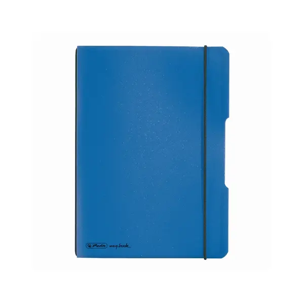 Caiet My.Book Flex A5, 40file, Herlitz albastru deschis transparent, dictando
