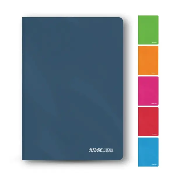 Caiet scolar A4,60 file, matematica, colturi rotunjite, coperta plastic 230 microni, 70g mp,diverse culori
