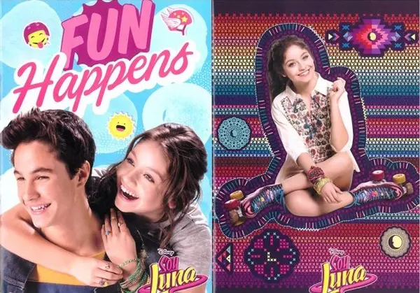 Caiet scolar Starpak - Soy Luna, 40 de foi, randuri inguste si largi, sortiment