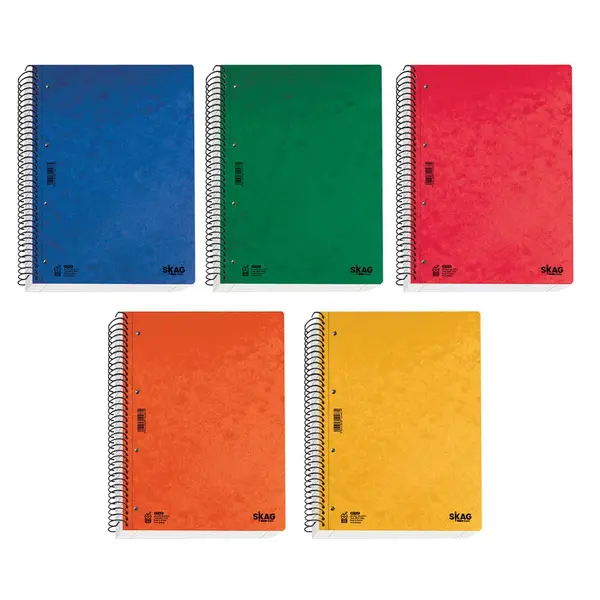 Caiet Skag Style A4 90 file cu spira si 3 diviziuni Caiet Skag Style A4 90 file cu spira si 3 diviziuni