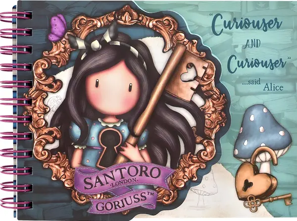 Caietul spiralat Santoro Gorjuss - Curiozitate