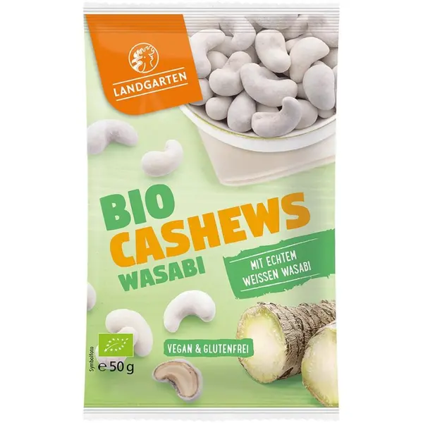 Caju cu wasabi vegan si fara gluten, eco - 50 g