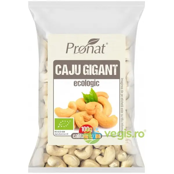 Caju Gigant Intreg Ecologic/Bio 100g