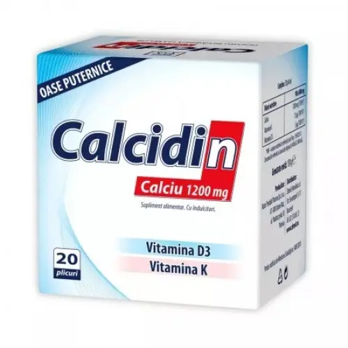 Calcidin, 20 plicuri Zephyr Labs