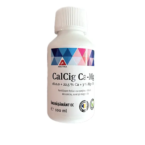 Calcig Ca-Mg 100 ml, ingrasamant foliar Aectra cu Azot, Calciu, Magneziu - Default Title