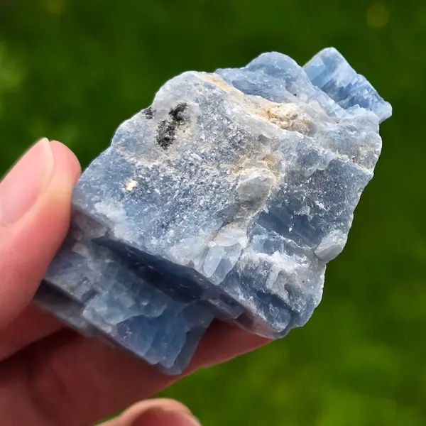 Calcit albastru piatra bruta din Namibia model 2