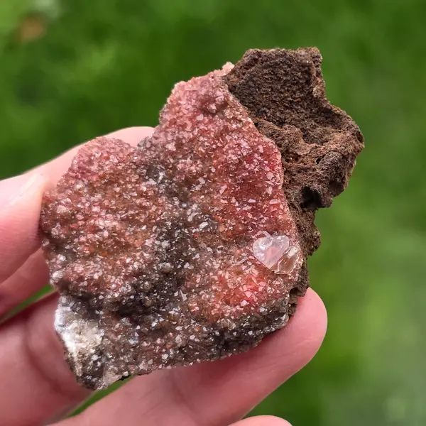 Calcit roz Diamond – specimen mineral din Mexic | Model 11