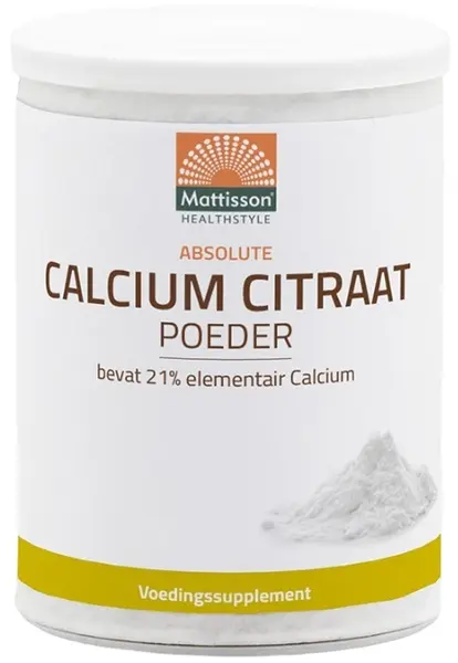 Calcium Citrate Powder, 125 g, Mattisson Healthstyle