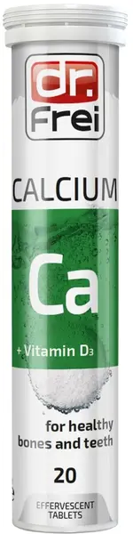 Calcium + Vitamin D3, 20 tablete, Dr. Frei