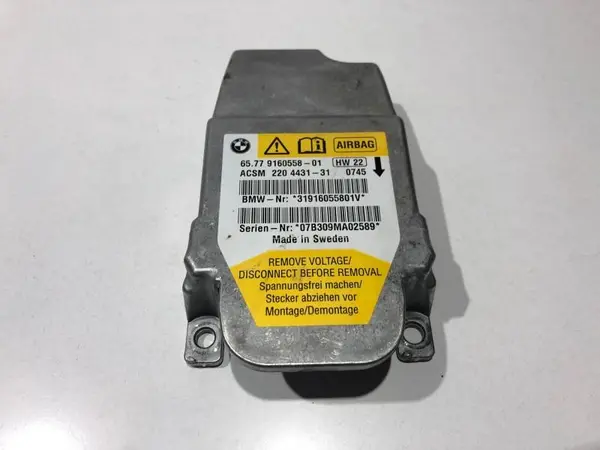 Calculator airbag 9160558 BMW Seria 5 LCI (2007-2010)[e60]
