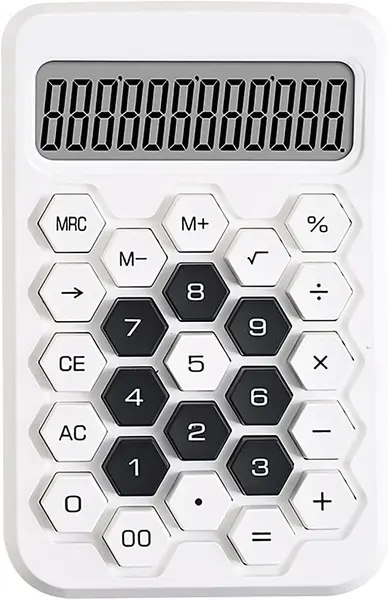 Calculator B-Max Color - Hexagon, 12 cifre, sortiment