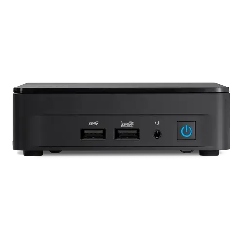 Calculator Barebone Mini PC ASUS NUC 14 Pro NUC14RVKI3, Procesor Intel Core i7-1370P, 14 cores, up to 5.2GHz, 24MB, Fara RAM, Fara Stocare, Bluetooth, Wi-Fi, No OS (Negru)