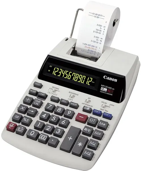 Calculator Canon - MP120-MG, cu bandă, 12 cifre