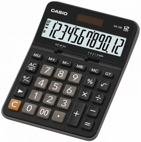Calculator Casio DX-12B - 12 dgt, 170 x 125 x 30 mm