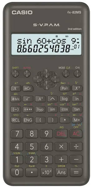 Calculator Casio FX-82MS stiintific 10+2 cifre, 161.5х77х13.8 mm