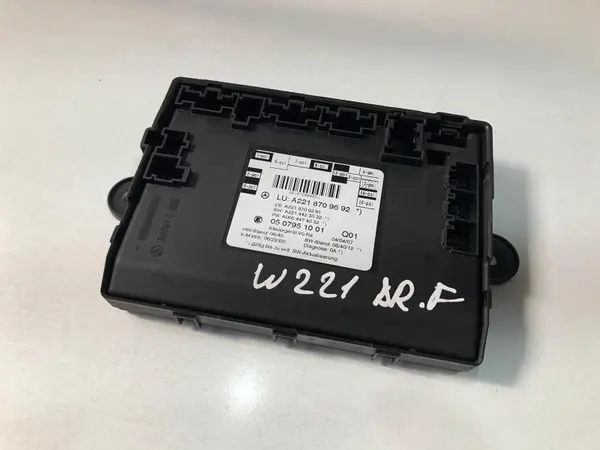 Calculator confort dreapta fata a2218709692 Mercedes S-Class (2005-2009) [W221]