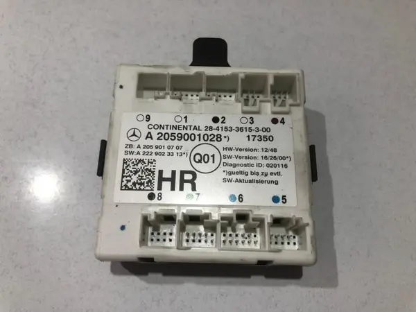 Calculator confort dreapta spate a2059001028 Mercedes GLC (2016->)[x253]