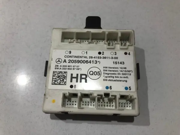 Calculator confort dreapta spate a2059006413 Mercedes C-Class (2014->) [W205]