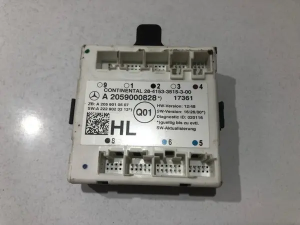 Calculator confort stanga spate a2059000828 Mercedes C-Class (2014->) [W205]