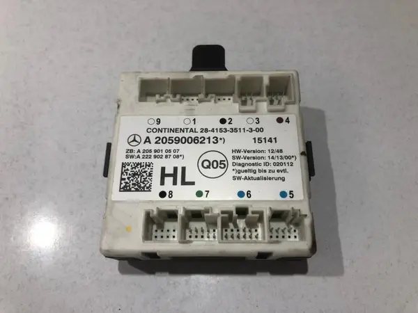 Calculator confort stanga spate a2059006213 Mercedes C-Class (2014->) [W205]