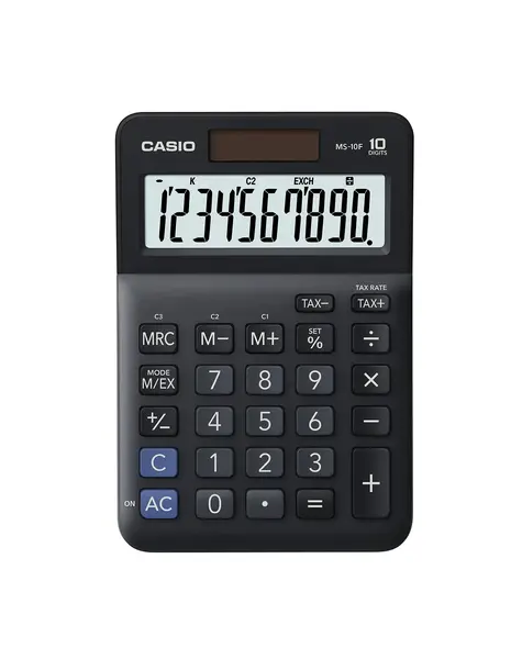 Calculator de birou 10 digits Casio MS-10F negru Calculator de birou 10 digits Casio MS-10F negru