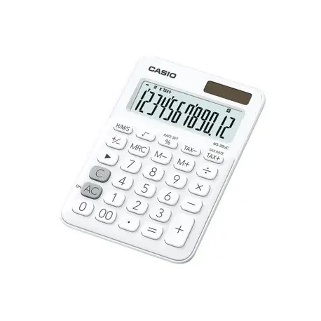 Calculator de birou 12 digits Casio MS-20UC alb