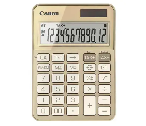 Calculator de birou Canon KS-125KB-GD (Auriu)