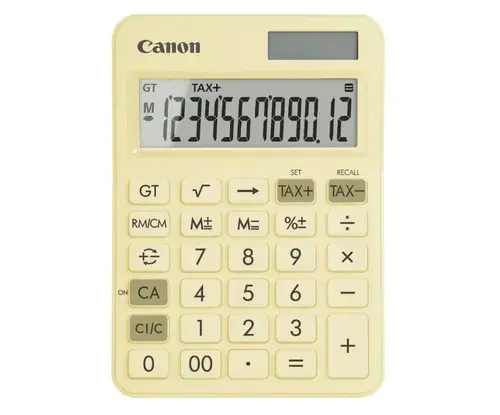 Calculator de birou Canon LS-125KB-PYL (Galben)