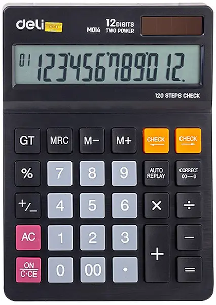 Calculator Deli Smart - EM01420, 12 dgt, negru