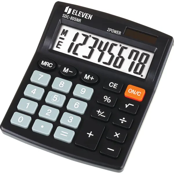 Calculator Eleven - SDC-805NR, 8 cifre, negru