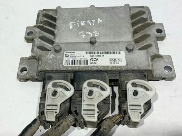 Calculator motor ecu AV21-12A650-CA Ford Fiesta 7 (2008-2012) [MK7] 1.25 benzina SNJB 82 CP