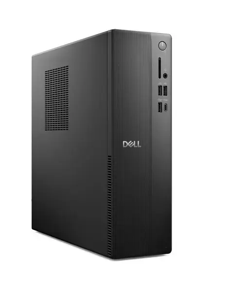 Calculator Sistem PC Dell Slim ECS1250, Procesor Intel Core i7-14700, 20 cores, up to 5.4GHz, 33MB, 16GB DDR5, 512GB SSD, Wi-Fi, Bluetooth, Intel UHD Graphics 770, Ubuntu (Negru)