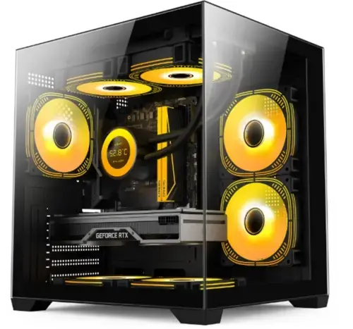 Calculator Sistem PC Gaming OptimX Best Ambra, Intel Core i3-10100 3.60 - 4.30GHz, 16GB DDR4, 1TB SSD, Radeon RX 580 8GB, Windows 11 Pro