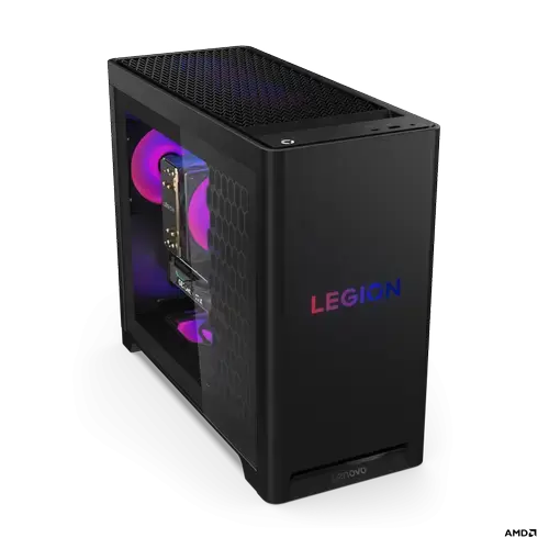 Calculator Sistem PC Lenovo Gaming Legion T5 30AGB10, Procesor AMD Ryzen 7 7800X3D 4.2GHz Raphael, 48GB RAM, 1TB SSD, GeForce RTX 5070 12GB, no OS