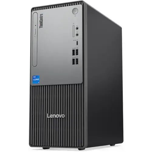 Calculator Sistem PC Lenovo ThinkCentre Neo 50t Gen 5 (Procesor Intel® Core™ i3-14100 (4 cores, 3.5GHz up to 4.7GHz, 12MB), 16GB DDR5, 1TB SSD, Intel UHD 730, No OS)