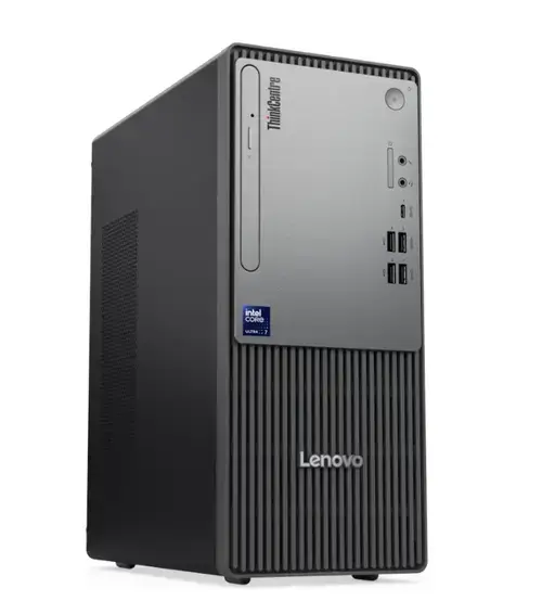 Calculator Sistem PC Lenovo ThinkCentre neo 50t Gen 6, Procesor Intel® Core Ultra 7 265 2.4GHz Arrow Lake, 16GB RAM, 512GB SSD, Intel Graphics, no OS