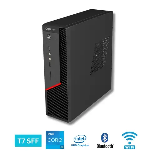Calculator Sistem PC Office OptimX T7-12450H SFF, Intel® Core™ i5-12450H up to 4.4Ghz, 16GB DDR4, 512GB SSD, Wi-Fi, Bluetooth, Windows 11 Pro