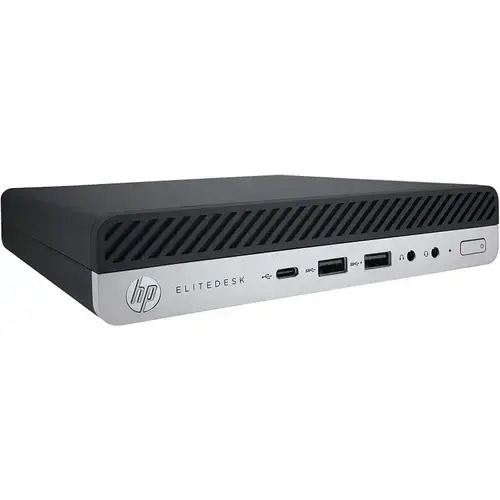 Calculator Sistem PC Refurbished HP EliteDesk 800 G5 Mini PC, Intel Core i3-9100T 3.10 - 3.70GHz, 8GB DDR4, 256GB SSD + Windows 11 Home