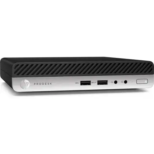 Calculator Sistem PC Refurbished HP ProDesk 400 G4 Mini PC, Intel Core i3-8100T 3.40GHz, 8GB DDR4, 256GB SSD