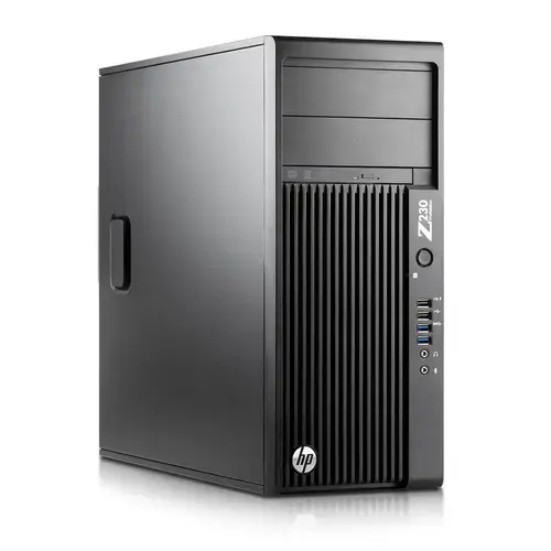 Calculator Sistem PC Refurbished HP Z230 Tower, CPU Intel Quad Core i7-4790 3.60 - 4.00GHz, 8GB DDR3 ECC, 240GB SDD, Intel Integrated HD Graphics 4600, DVD-RW (Negru)
