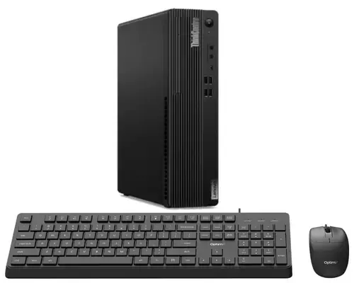 Calculator Sistem PC Refurbished Lenovo ThinkCentre M70s SFF, Intel Pentium Gold G6400 4.00GHz, 8GB DDR4, 256GB SSD NVMe + cadou tastatura si mouse OptimX Pro KM500