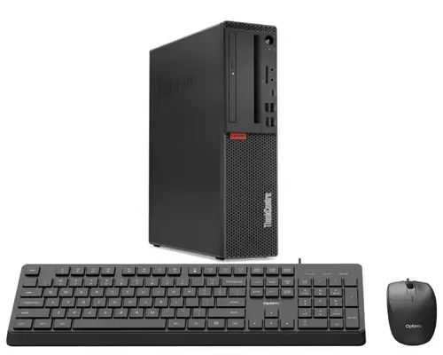 Calculator Sistem PC Refurbished Lenovo ThinkCentre M720s SFF, Intel Core i5-9400 2.90-4.10GHz, 8GB DDR4, 256GB SSD NVMe + cadou tastatura si mouse OptimX Pro KM500