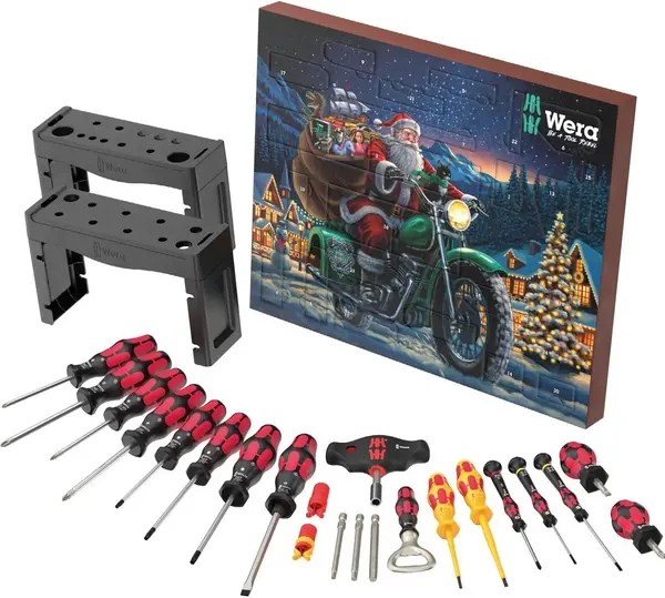 Calendar Advent cu instrumente Wera - 2025, 28 piese