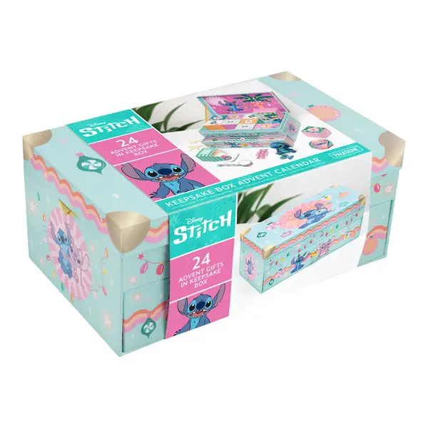 Calendar Advent Lilo & Stitch Keepsake Box - Stitch & Angel