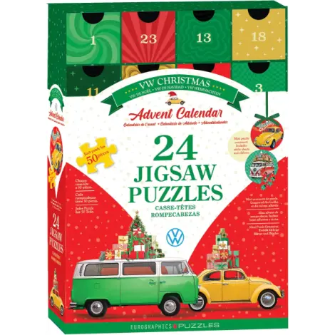Calendar de Advent Volkswagen, 24 puzzle-uri, 50 piese