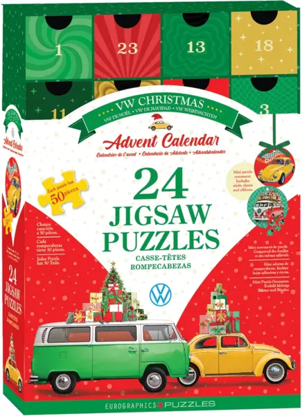 Calendar de Advent Volkswagen, 24 puzzle-uri, 50 piese
