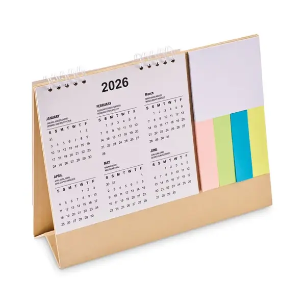 Calendar de birou cu memopad Calendar de birou cu memopad